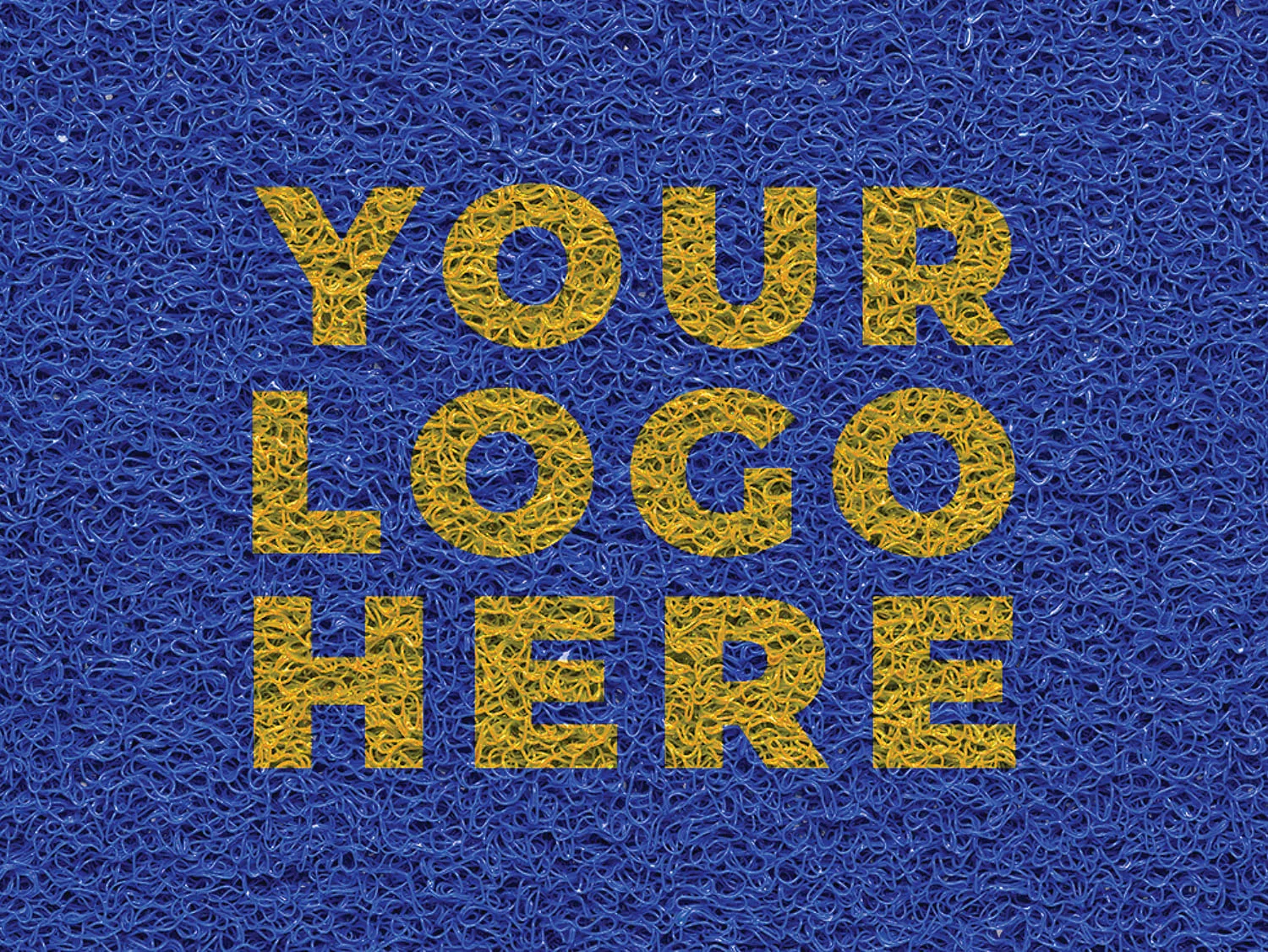 Representative Walkmats logo mat with UV printing